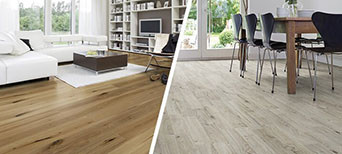 Parkett und Laminat im Vergleich